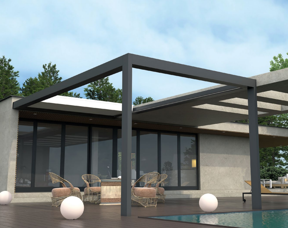 Pérgola bioclimática adosada - Alsol