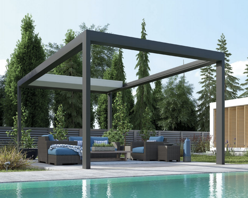 Pérgola Bioclimática Madrid Independiente - Alu Floors Scandinavia ¡Pérgola  bioclimática made in France!