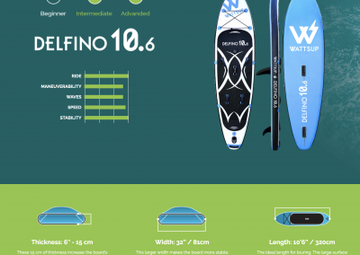 STAND-UP PADDLE DELFINO 10.6