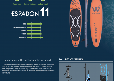 STAND UP PADDLE SVORDFISK 11