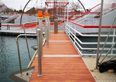 Aluminiumgolv från Alu Floors Scandinavia Däck vid havet