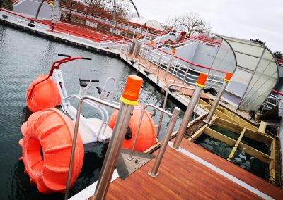 Aluminum Floors by Alu Floors Scandinavia Deck by the sea