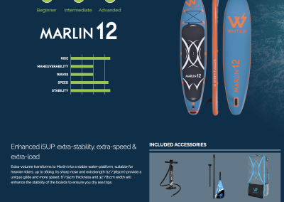 STAND UP PADDLE MARLIN 12