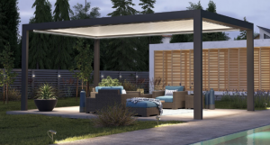 Pérgola bioclimática Alu Floors Scandinavia