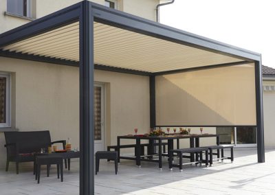 Percola Bioclimatic Bioclimatic Pergola Attached Alu Floors Scandinavia