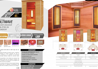 SAUNA DUAL TERVEELLINEN INFRAPUNAVALO