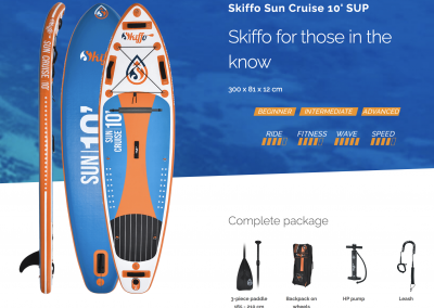 SKIFFO SUN CRUCERO 10&#39;SUP