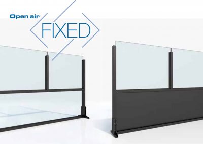 Pare vent fixe Alu Floors Scandinavia