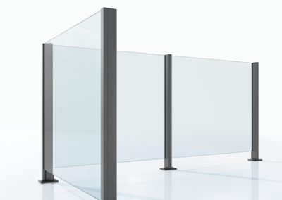 Alu Floors Scandinavia crystal_line 18 Orbit railings and posts