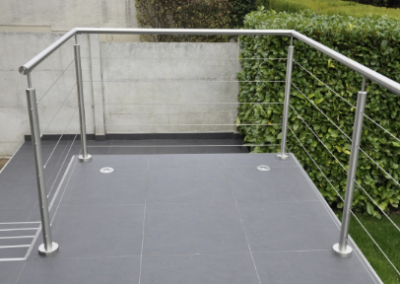 Alu Floors Scandinavia Innovative post and railing