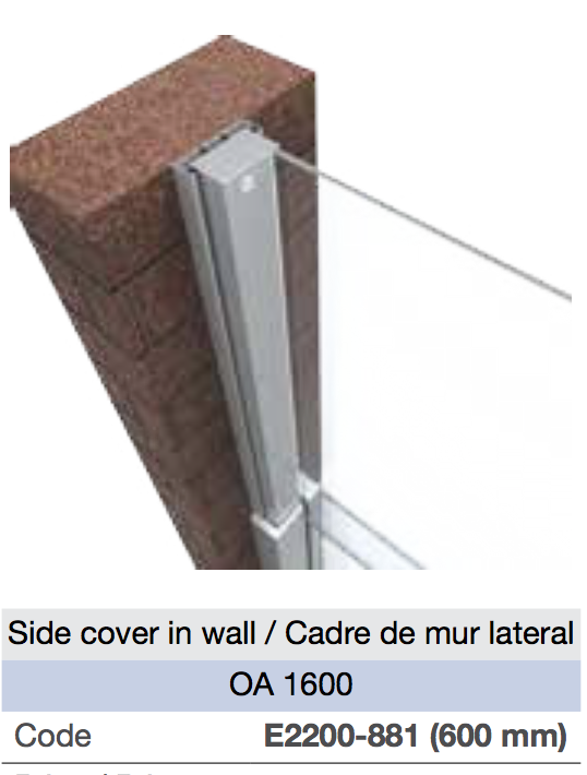 Carde de mur lateral pour Open Air