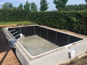 Construction of pool walls