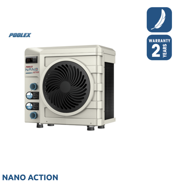 Poolex Nano Action. swimmingpool varmepumpe 