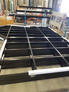 Aluminum structure for balcony and floatable decks