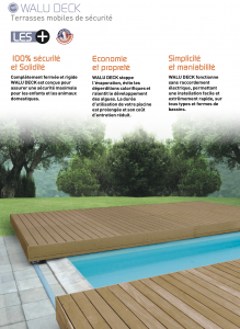 Walu Deck Votre terrasse de piscine mobile