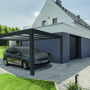 Freistehender Carport aus Aluminium