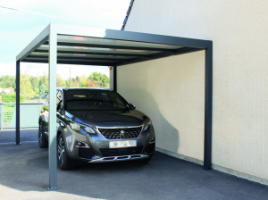 Freestanding aluminum carport