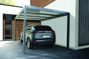 Fritstående aluminium carport