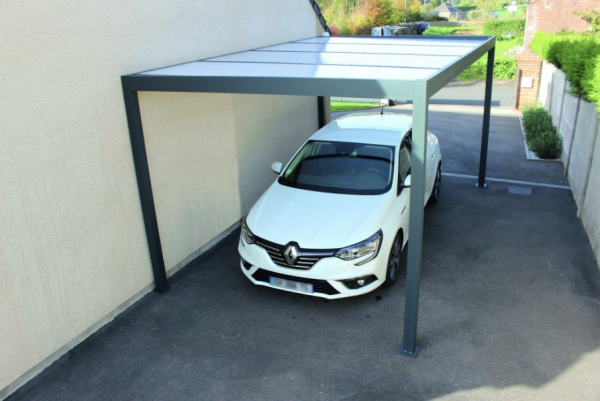 Fritstående aluminium carport