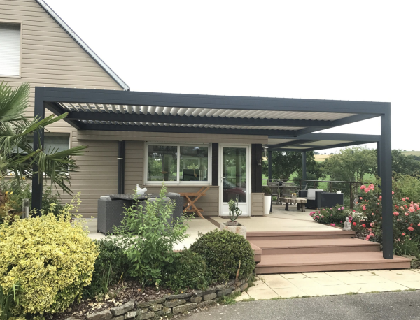 Elektrische zelfdragende aluminium bioklimatologische pergola