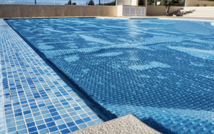 Cobertor de burbujas para piscina