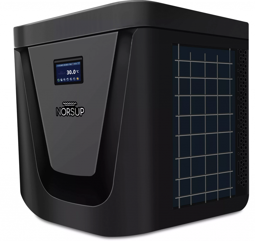 Vertical swimming pool heat pump, Inverter from Nordsup