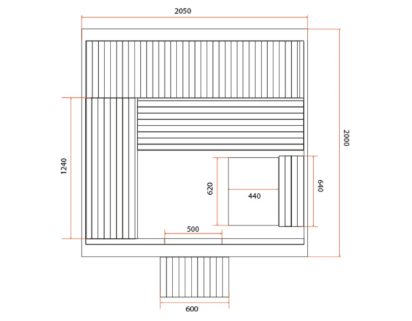 Gaïa OMEGA SAUNA EXTERIEUR