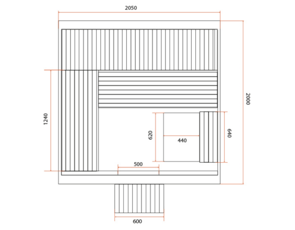 SAUNA AO AR LIVRE Gaïa OMEGA