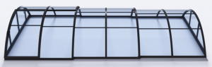 Klasik Clear swimming pool enclosures