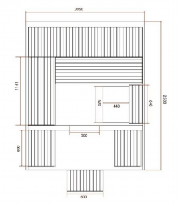 GAÏA ROSSA OUTDOOR SAUNA by HOLL&#39;S