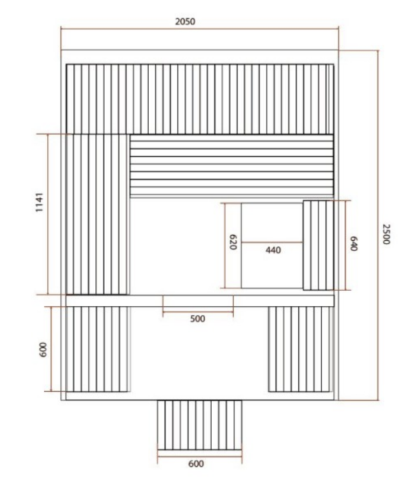 HOLL&#39;S:n GAÏA ROSSA ULKOSAUNA