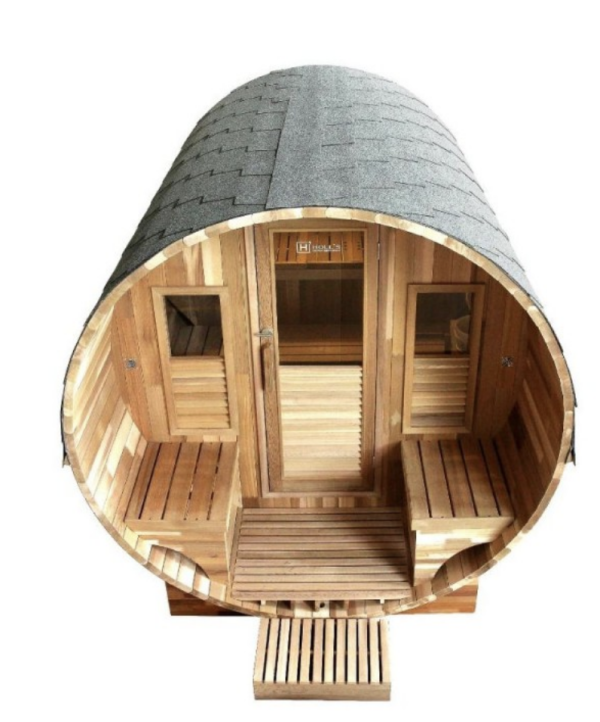 GAÏA ROSSA OUTDOOR SAUNA by HOLL&#39;S