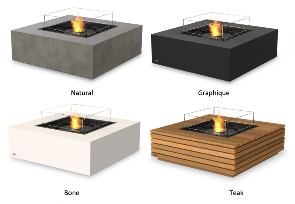 Colours.Base 40 ecosmart fireplace table