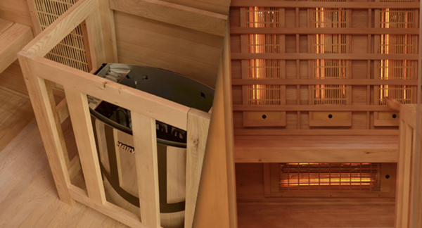 Sauna Venetian Hybride 3 personnes