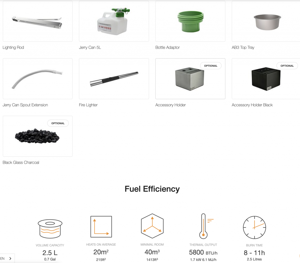 AB3 Ecosmart Fire Etanolbrenner