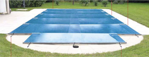 COBERTURA DE PISCINA COM BARRAS SECURIT POOL EXCEL DISCOVER