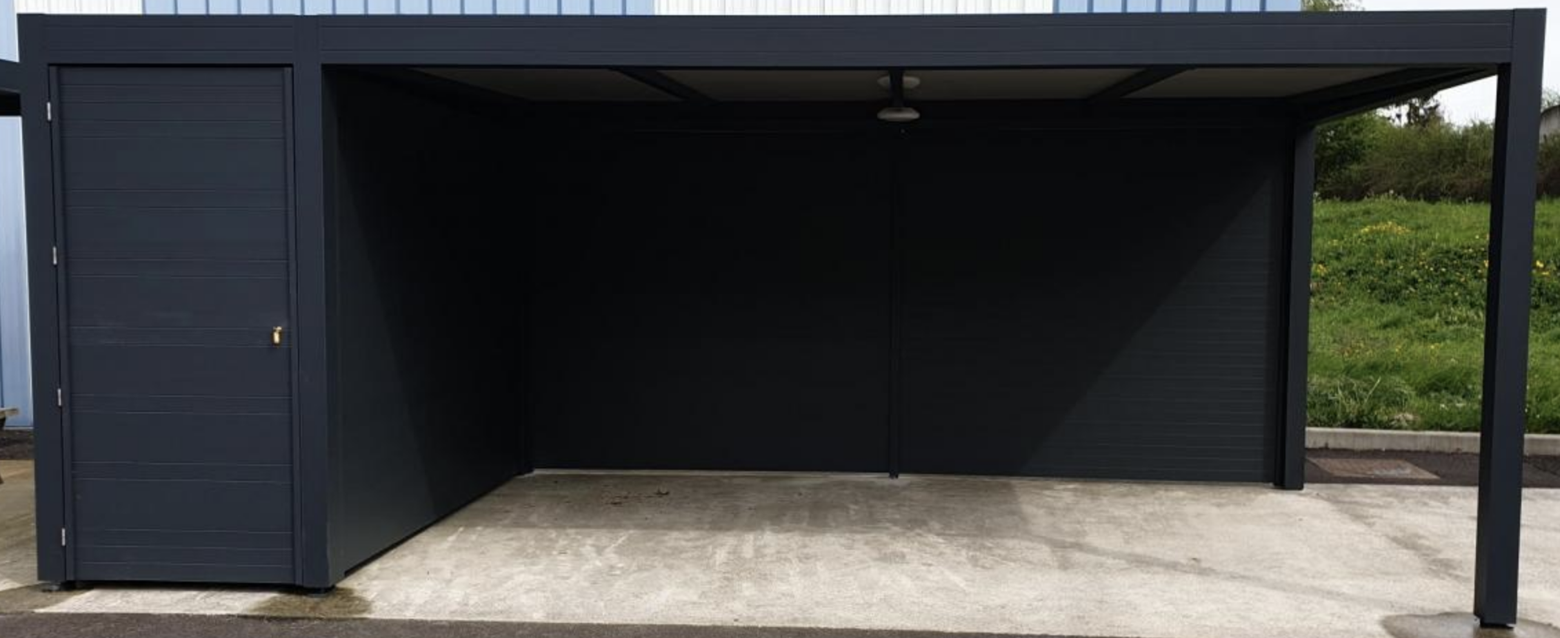 Freestanding / lean-to carport AFC - Alu Floors Scandinavia Give the  freestanding carport your car deserves!