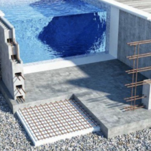 Blocco di costruzione della piscina STYRAQUA