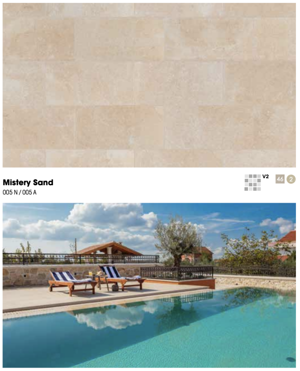 Einzigartige Pools von Rosa Gres Mistery Sand