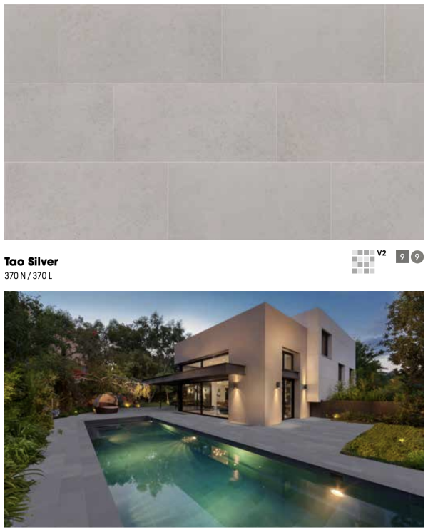 Einzigartige Pools von Rosa Gres Too Silver