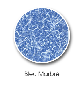 Elbe Imprimé Bleu Marbré
