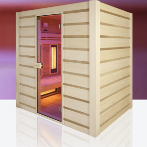 Holl&#39;s STEAM AND INFRARED sauna combi hybrid