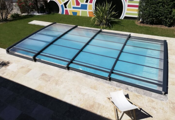 Cobertura telescópica para piscina Azenco Neo 30