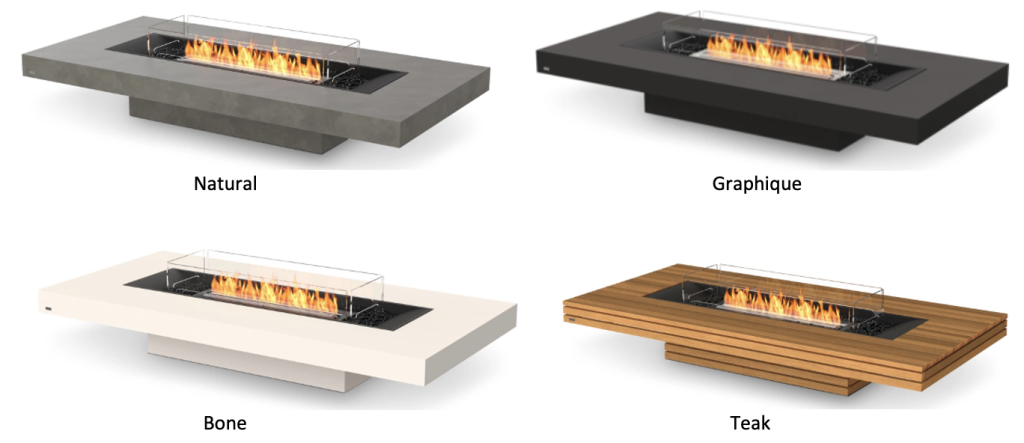 Gin 90 (Niedrig) EcoSmart Fire Kamintisch