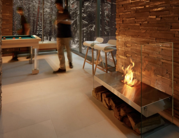 Diseño de chimenea igloo EcoSmart Fire