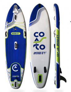 AMERIGO 10&#39;4 COASTO AUFBLASBARES SUP-BRETT