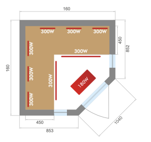 SAUNA SPECTRA 4 PLAN