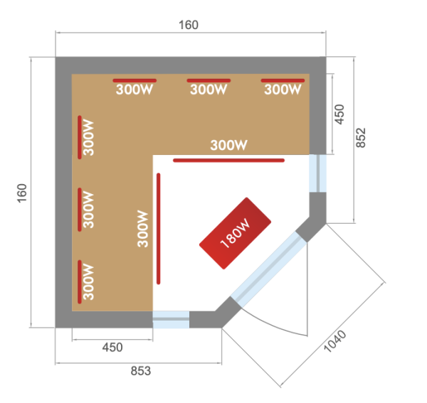 SPECTRA 4 PLAN SAUNA