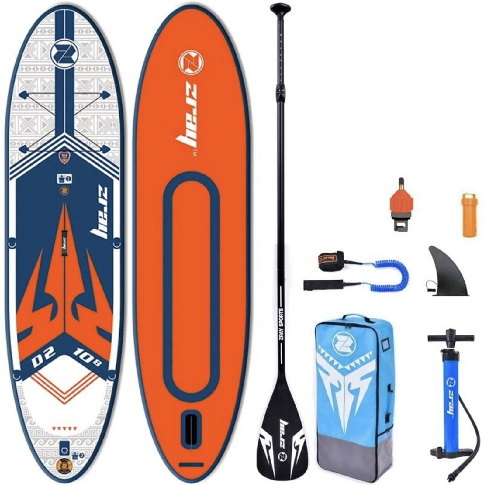 Zray D1 – Dual Chamber 10&#39; – Stand up paddle 305x81x15cm 