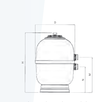 JUPITER SIDE SERIE SANDFILTER